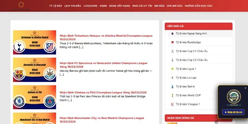Thông tin soi kèo trên Kèo Nhà Cái hỗ trợ người chơi đặt cược hiệu quả
